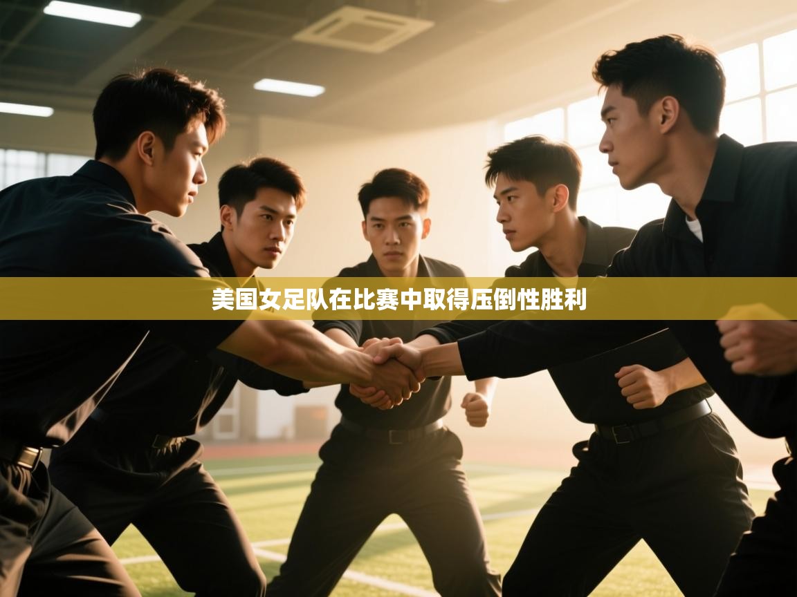 美国女足队在比赛中取得压倒性胜利